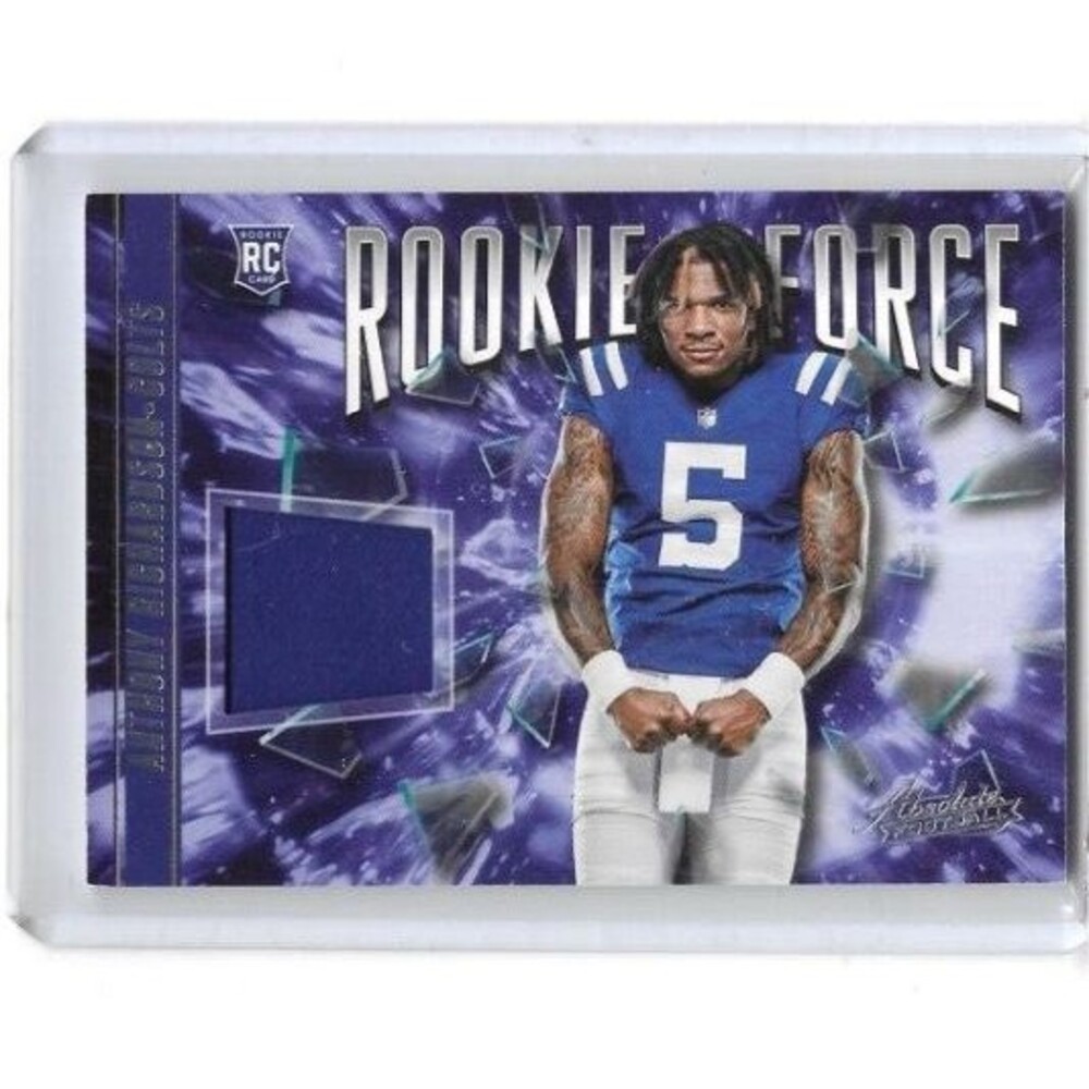Anthony Richardson 2023 Panini Absolute Football RC Rookie Force Jersey Relic